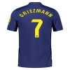 Atlético Madrid Griezmann 7 Venkovní 2025-26 - Fotbalové Dresy (S/S) Atlético Madrid Griezmann 7 Venkovní 2025-26 - Fotbalové Dresy (S/S)